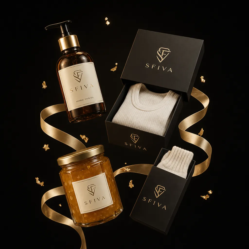 Boxed in black & gold