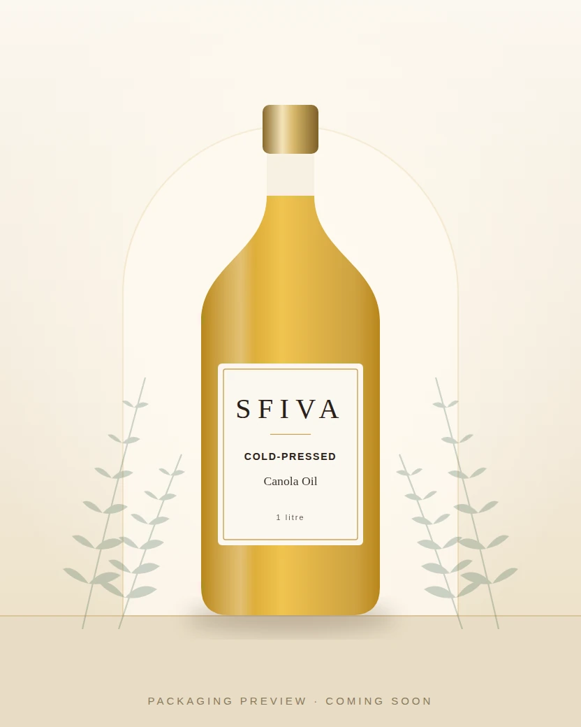 SFIVA Cold-Pressed Canola Oil