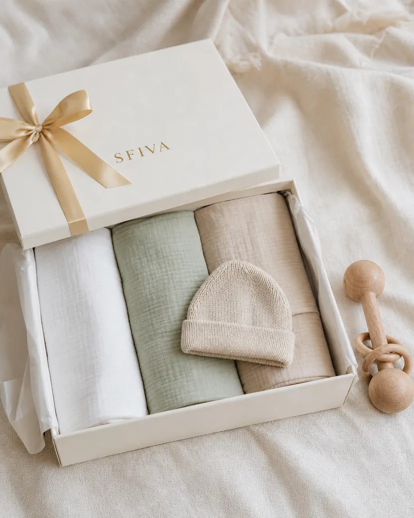 SFIVA Muslin Swaddle Set